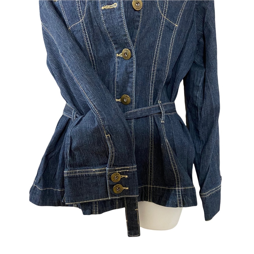 Riders Copper Belted Trench Denim Jacket - Picture 3 of 8